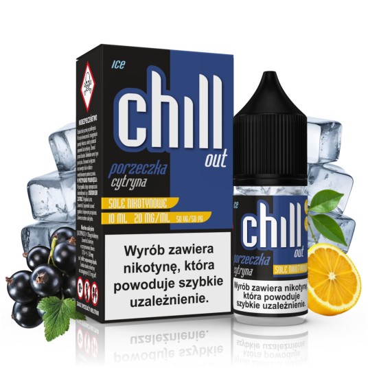 CHILL OUT SALT PORZECZKA CYTRYNA ICE 20MG 10ML -zdjęcie numer 1