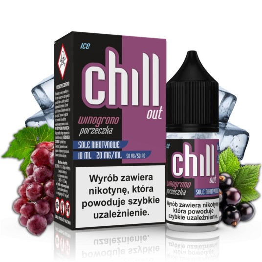CHILL OUT SALT WINOGRONO PORZECZKA ICE 20 MG 10 M -zdjęcie numer 1