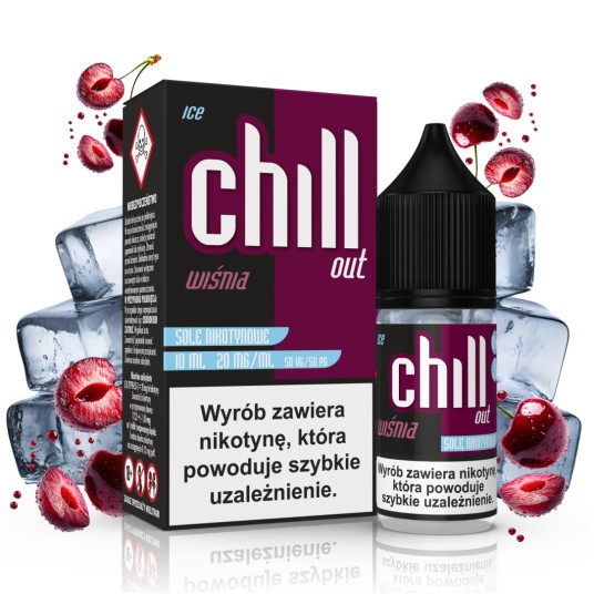 CHILL OUT SALT WIŚNIA ICE 20MG 10ML -zdjęcie numer 1