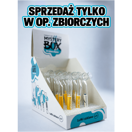 Cygarniczka szklana MYSTERY BOX Gięta z filtrem -zdjęcie numer 1