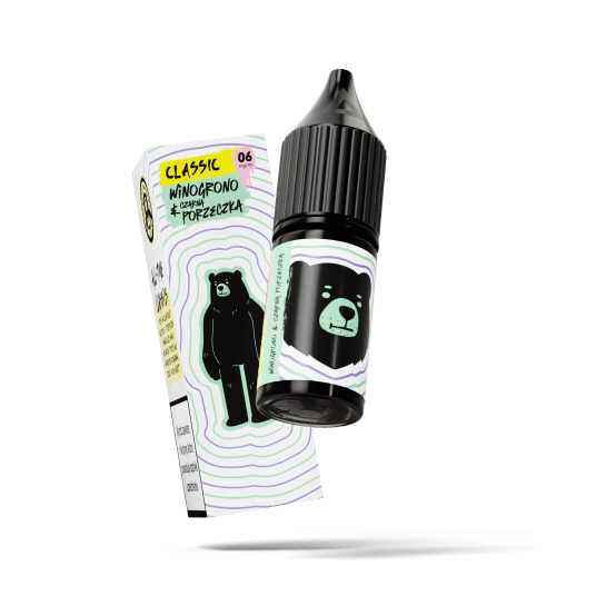 GO BEARS CLASSIC 10ML - WINOGRONO & CZARNA P. 06MG -zdjęcie numer 1