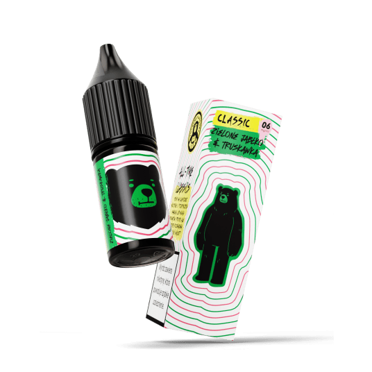 GO BEARS CLASSIC 10ML - ZIELONE JABŁKO & TRU. 06MG -zdjęcie numer 1