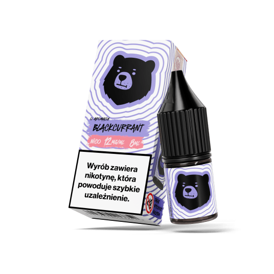 Go Bears Nico o aromacie Blackcurrant 12mg 8ml -zdjęcie numer 1