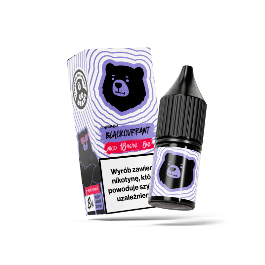 Go Bears Nico o aromacie Blackcurrant 18mg 8ml -zdjęcie numer 1