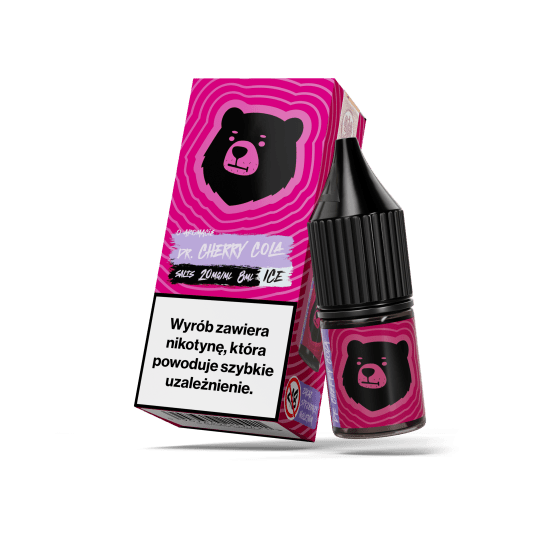 Go Bears o aromacie Dr.Cherry Cola Ice 20mg 8mg -zdjęcie numer 1
