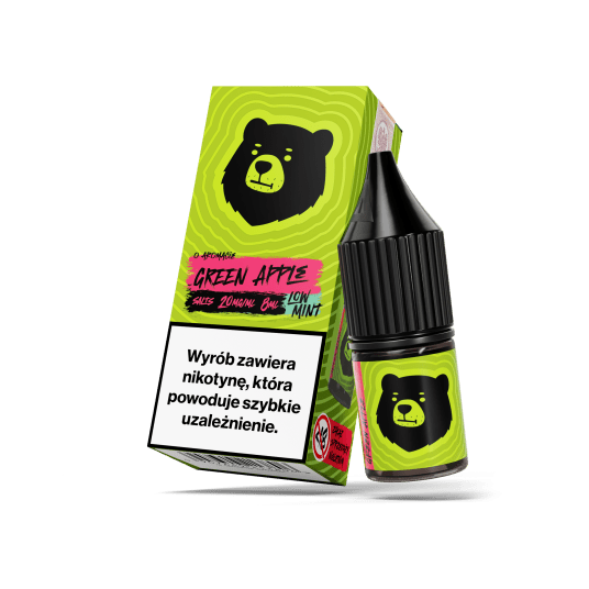 Go Bears o aromacie Green Apple Low Mint 20mg 8ml -zdjęcie numer 1
