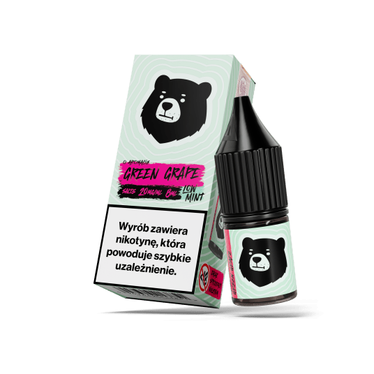 Go Bears o aromacie Green Grape Low Mint 20mg 8ml -zdjęcie numer 1