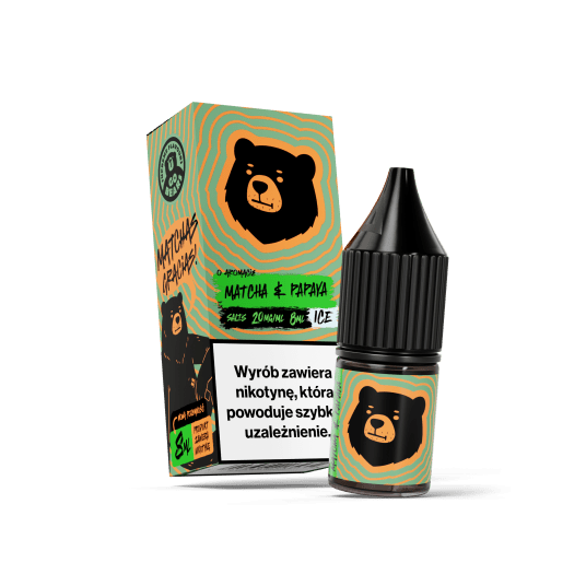 Go Bears o aromacie Matcha & Papaya Ice 20mg 8ml -zdjęcie numer 1