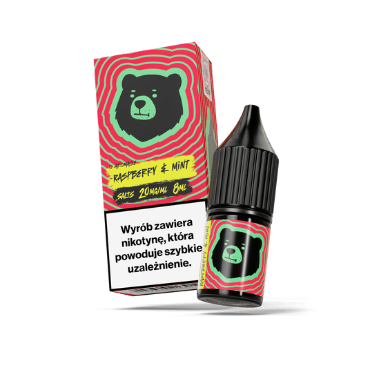 Go Bears o aromacie Raspberry & Mint 20mg 8ml -zdjęcie numer 1