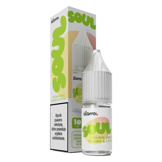 KLARRO SOUL 20MG 10ML - ZIELONE JABŁKO GUAWA & CYT -zdjęcie numer 1