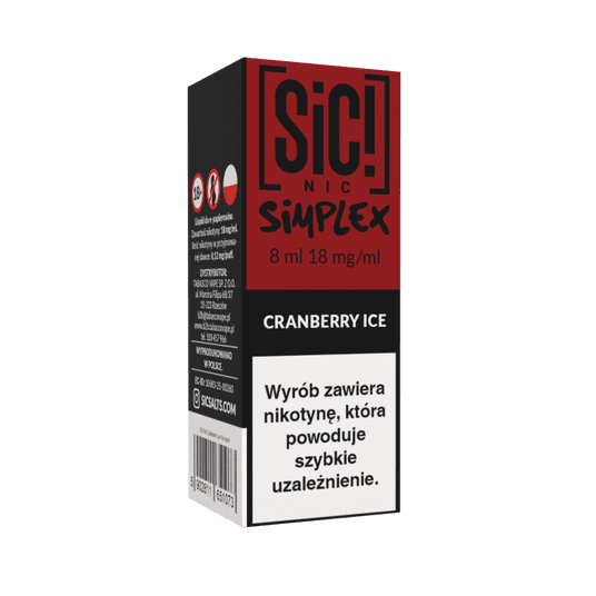 Liquid SIC! NIC 8ml - Cranberry Ice 18mg -zdjęcie numer 1