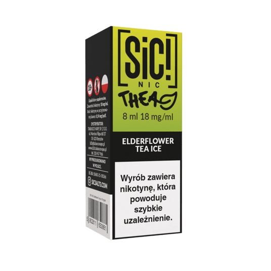 Liquid SIC! NIC 8ml - Elderflower Tea Ice 18mg -zdjęcie numer 1