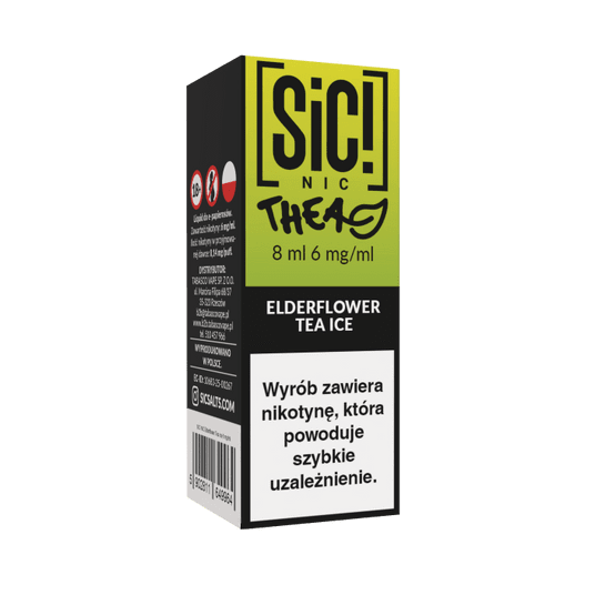 Liquid SIC! NIC 8ml - Elderflower Tea Ice 6mg -zdjęcie numer 1