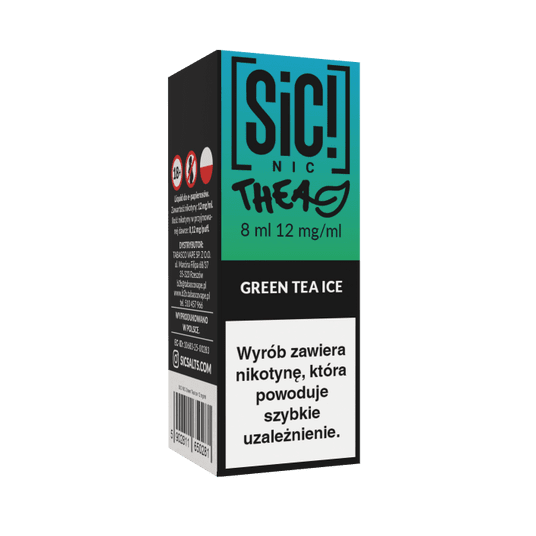 Liquid SIC! NIC 8ml - Green Tea Ice 12mg -zdjęcie numer 1