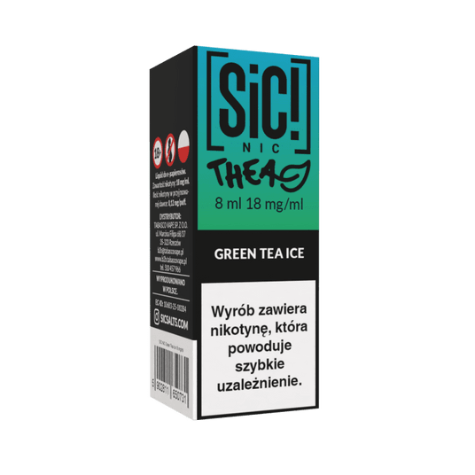Liquid SIC! NIC 8ml - Green Tea Ice 18mg -zdjęcie numer 1