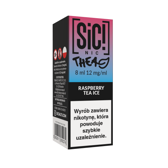 Liquid SIC! NIC 8ml - Raspberry Tea Ice 12mg -zdjęcie numer 1