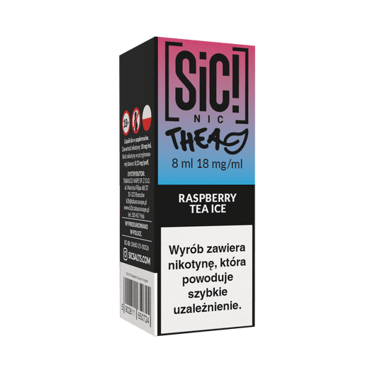 Liquid SIC! NIC 8ml - Raspberry Tea Ice 18mg -zdjęcie numer 1