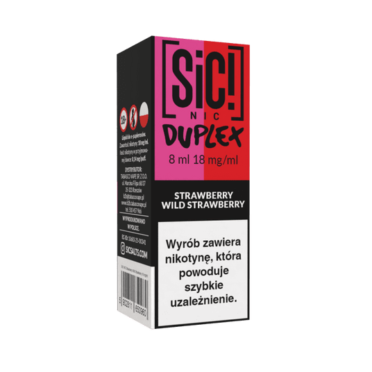 Liquid SIC! NIC 8ml - Strawberry Wild Strawbe 18mg -zdjęcie numer 1