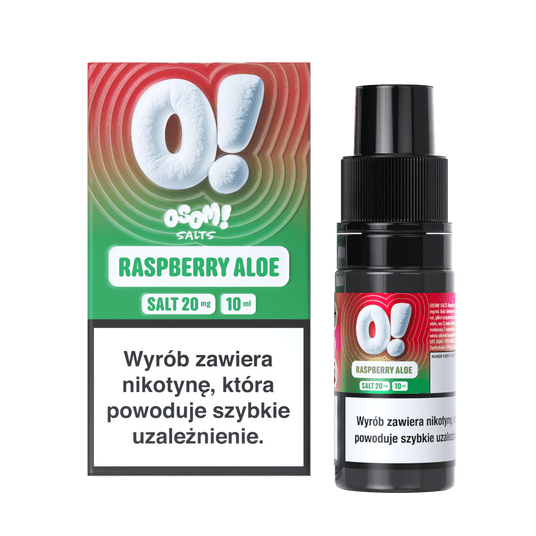 OSOM! SALTS - RASPBERRY ALOE 10ML 20MG -zdjęcie numer 1