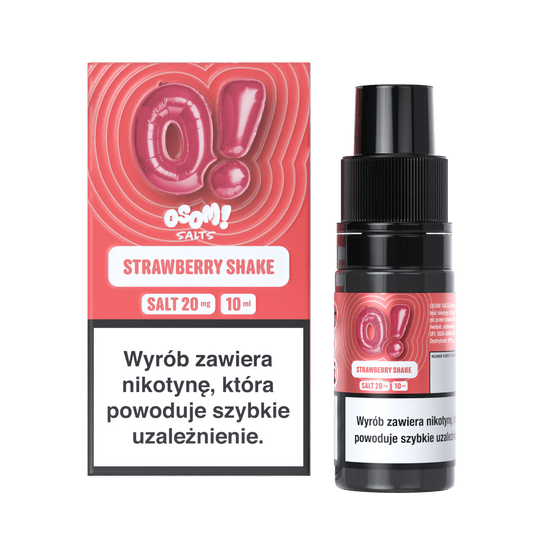 OSOM! SALTS - STRAWBERRY SHAKE 10ML 20MG -zdjęcie numer 1