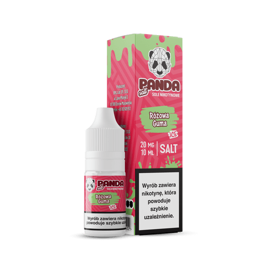 Panda Salt Liquid 10 ml 20 mg Różowa Guma ICE -zdjęcie numer 1