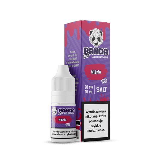 Panda Salt Liquid 10 ml 20 mg Wiśnia ICE -zdjęcie numer 1