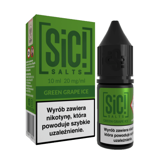 SIC! SALTS SIMPLEX 10ml - Green Grape 20mg -zdjęcie numer 1