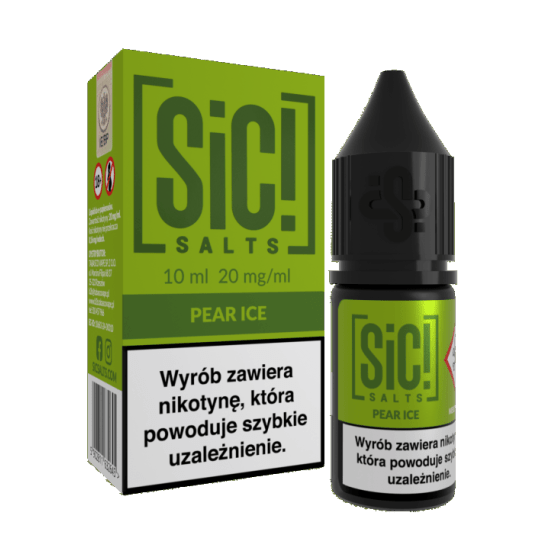 SIC! SALTS SIMPLEX 10ml - Pear Ice 20mg -zdjęcie numer 1