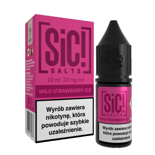 SIC! SALTS SIMPLEX 10ml - Wild Strawberry Ic 20mg -zdjęcie numer 1