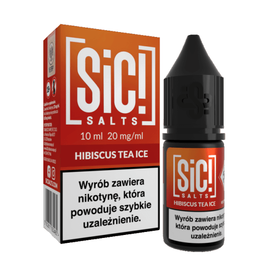 SIC! SALTS THEA 10ml - Hibiscus Tea Ice 20mg -zdjęcie numer 1