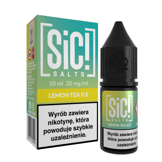 SIC! SALTS THEA 10ml - Lemon Tea Ice 20mg -zdjęcie numer 1