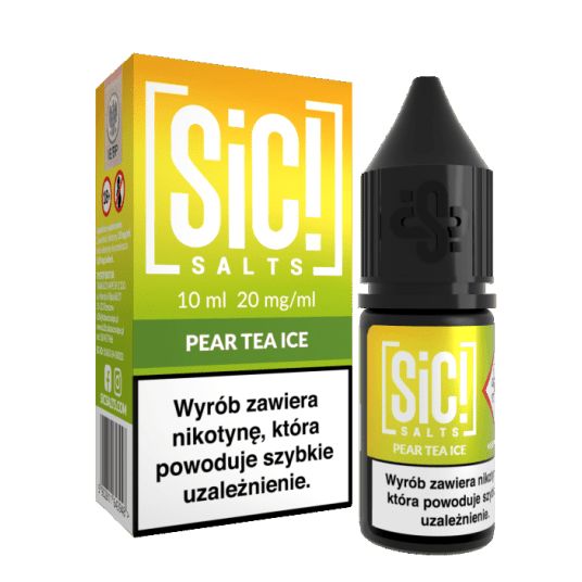 SIC! SALTS THEA 10ml - Pear Tea Ice 20mg -zdjęcie numer 1