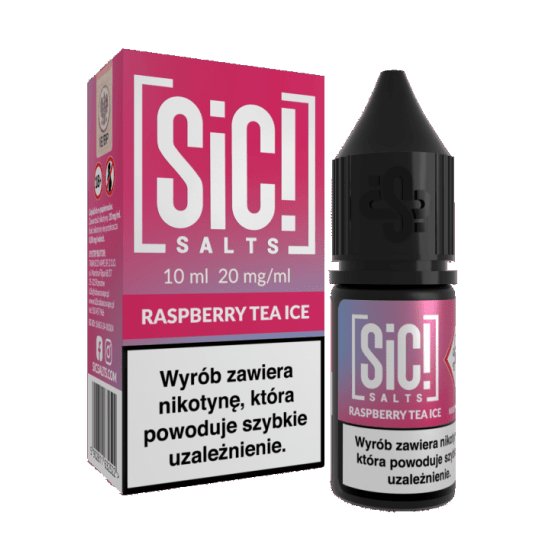 SIC! SALTS THEA 10ml - Raspberry Tea Ice 20mg -zdjęcie numer 1