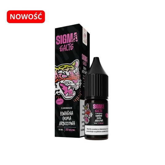 SIGMA Salts 10ml - Kwaśna Guma Arbuzowa 20mg/ml -zdjęcie numer 1