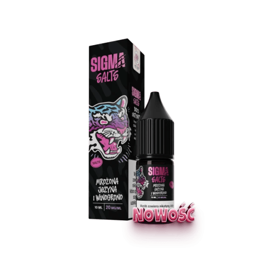 SIGMA Salts 10ml - Mrożona Jeżyna i Winogrono 20mg -zdjęcie numer 1