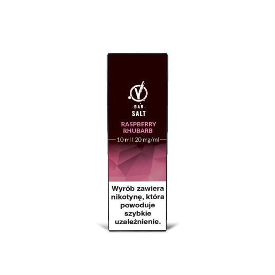 VBAR 20MG 10ML - RASPBERRY RHUBARB -zdjęcie numer 1