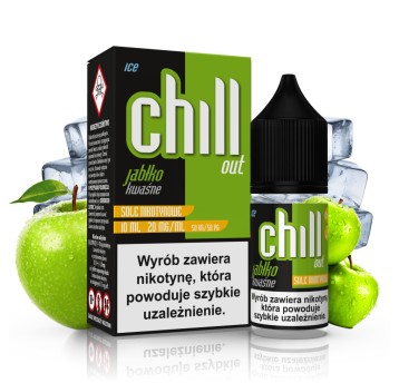 CHILL OUT SALT JABŁKO KWAŚNE ICE 20MG 10ML