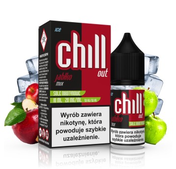 CHILL OUT SALT JABŁKO MIX ICE 20MG 10ML