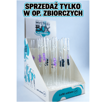 Cygarniczka szklana MYSTERY BOX Prosta z kulkami