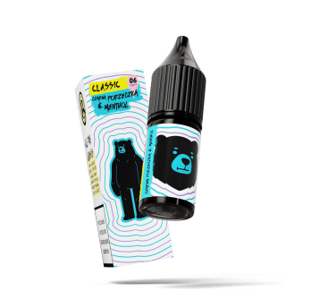 GO BEARS CLASSIC 10ML - CZARNA P. & MENTHOL 06MG