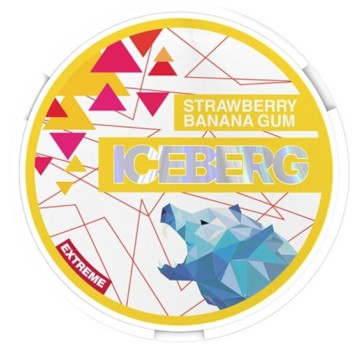 ICEBERG 50mg Straw Bana Gum