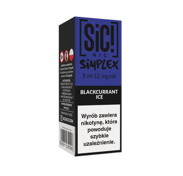 Liquid SIC! NIC 8ml - Blackcurrant Ice 12mg