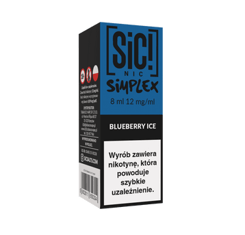 Liquid SIC! NIC 8ml - Blueberry Ice 12mg