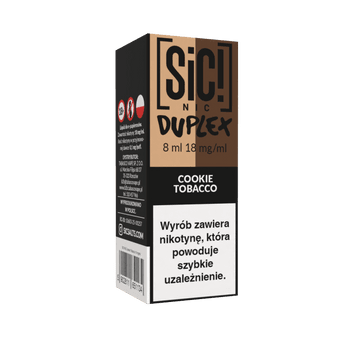 Liquid SIC! NIC 8ml - Cookie Tobacco 18mg