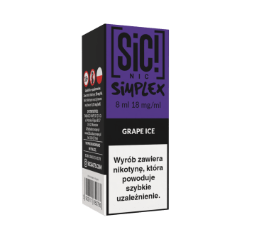 Liquid SIC! NIC 8ml - Grape Ice 18mg
