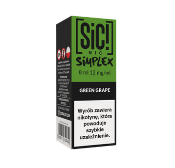 Liquid SIC! NIC 8ml - Green Grape Ice 12mg