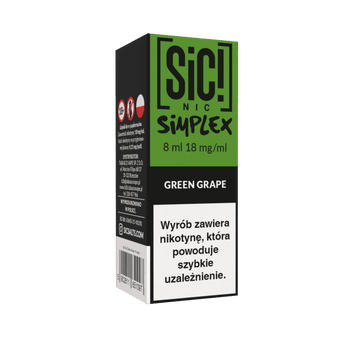 Liquid SIC! NIC 8ml - Green Grape Ice 18mg