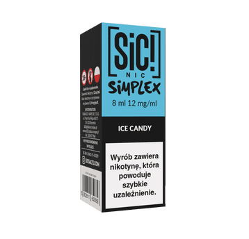 Liquid SIC! NIC 8ml - Ice Candy 12mg