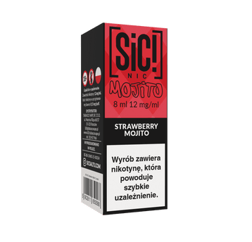 Liquid SIC! NIC 8ml - Strawberry Mojito 12mg