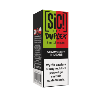 Liquid SIC! NIC 8ml - Strawberry Rhubarb 18mg